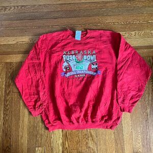Vintage‎ 2002 Nebraska cornhuskers football crew neck sweatshirt